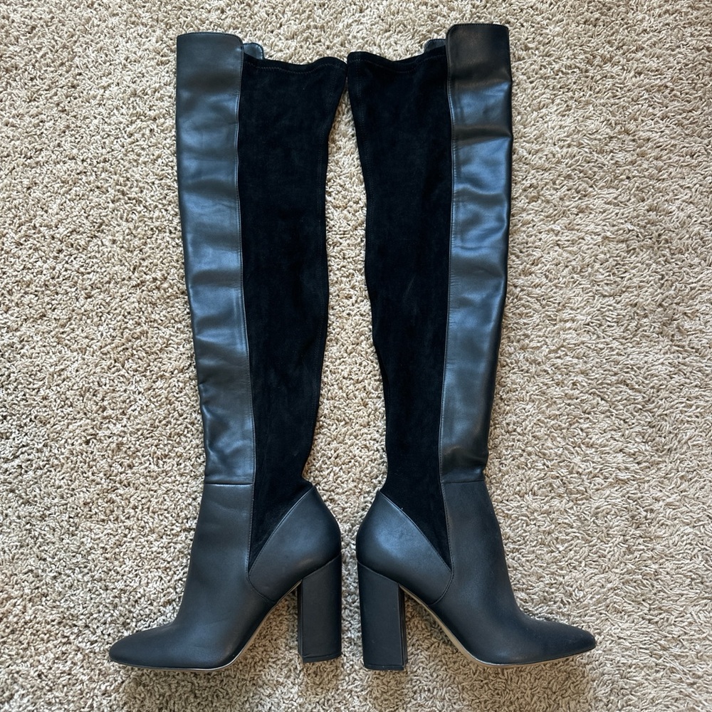 Aldo Black Over-the-Knee Boots